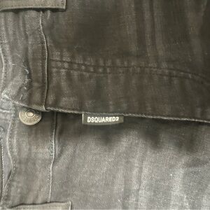 DSQUARED2 Men’s Black Slim Jeans us sz 36x 32